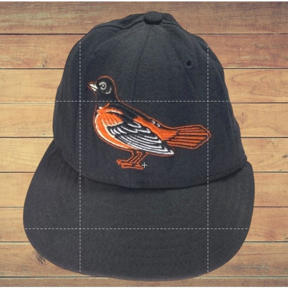 Vintage 1990s Baltimore Orioles New Era 59FIFTY Fitted Hat USA MLB
